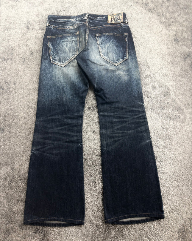 BLUE WAY "MIDNIGHT FADE" DENIM (S-M)