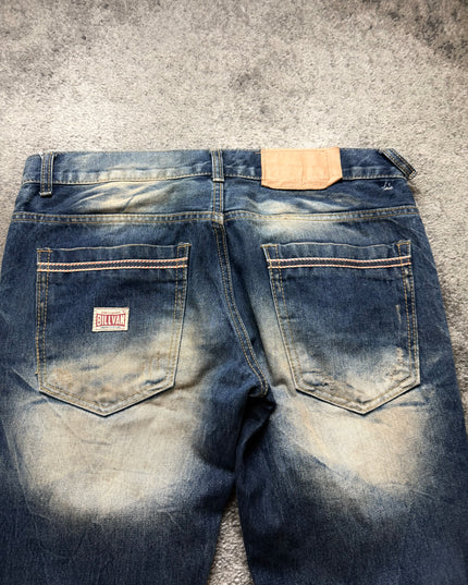 BILLVAN "DISTRESSED INDIGO" DENIM
