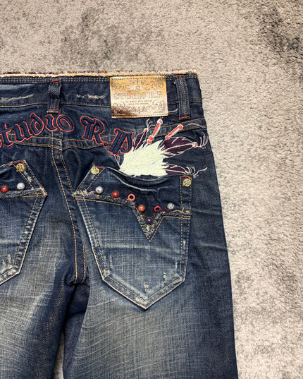 RED PEPPER "MIDNIGHT WHISKER" DENIM