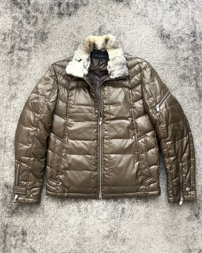 MONSIER NICOLE "WOLF COLLAR" PUFFER
