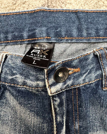 RUSS-K "CROWNS &amp; CHAOS" DENIM
