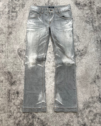 MICHEL KLEIN "SILVER STATIC" DENIM