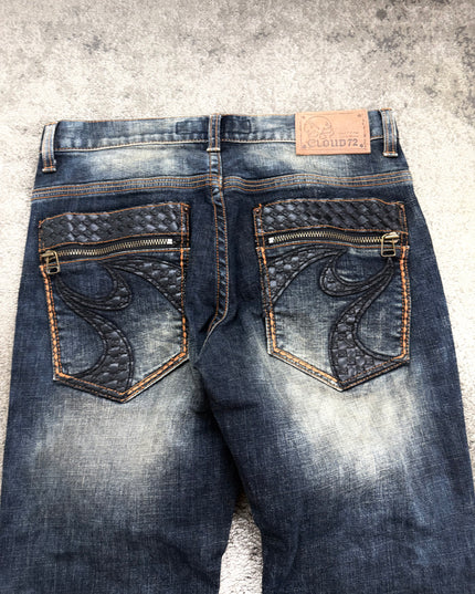 CLOUD72 "MIDNIGHT BURN" DENIM (S-M)