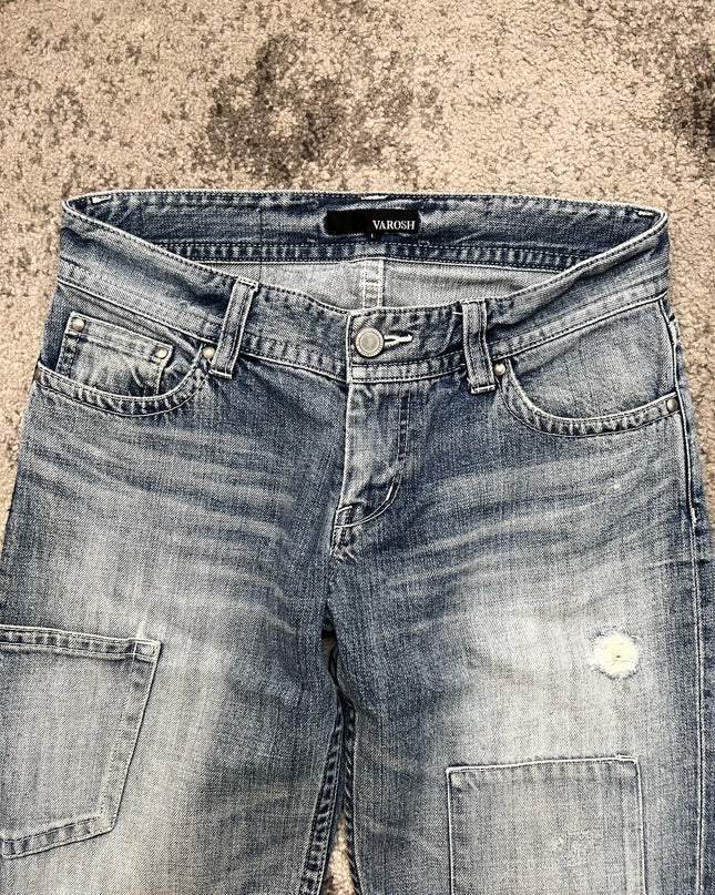 VAROSH "CONCRETE HALO PATCH" DENIM