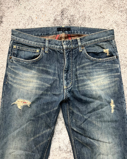 WIZZARD "RUSTED HALO CUT" DENIM