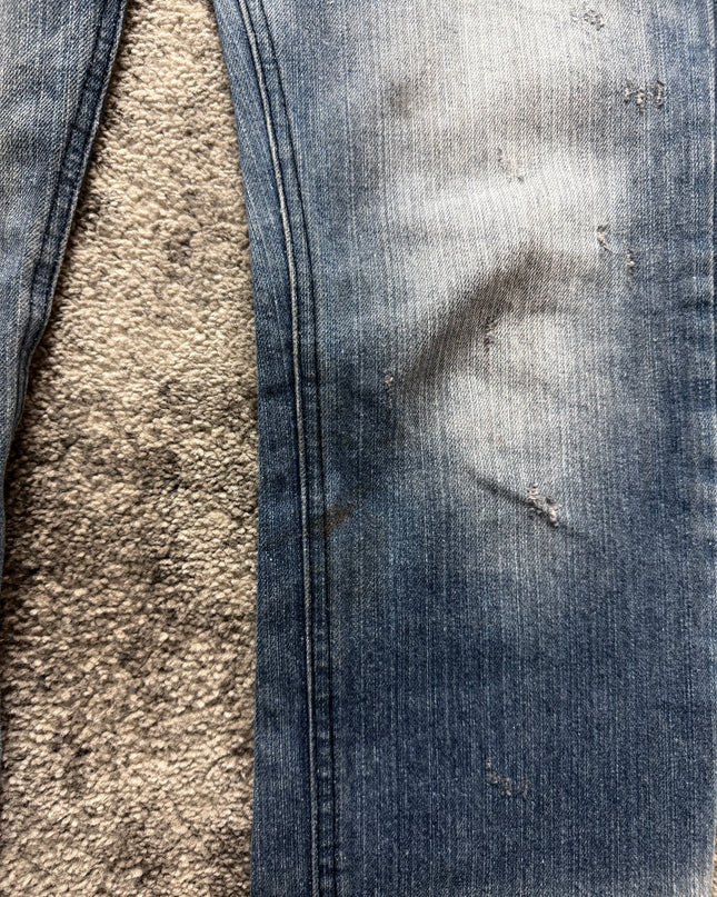 BANANA SEVEN "BLUE STATIC" DENIM