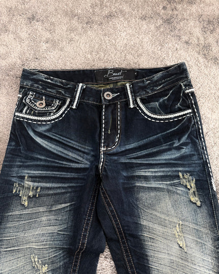 BEAST "RIOT STITCH" DENIM