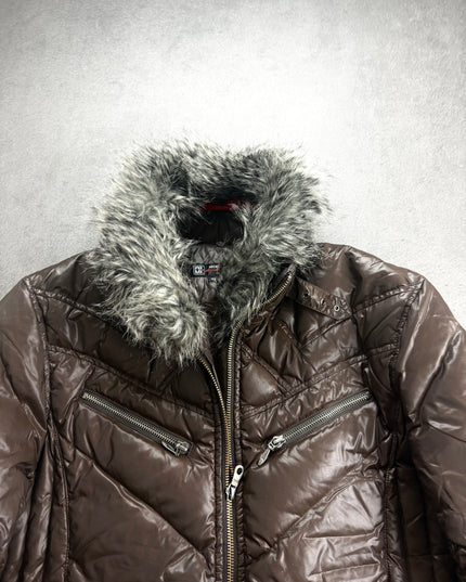 MICHEL KLEIN "BROWN AFTERGLOW" PUFFER (M)