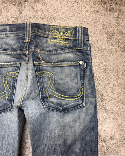 ROCK REPUBLIC “FLARED MEMORIES“ DENIM