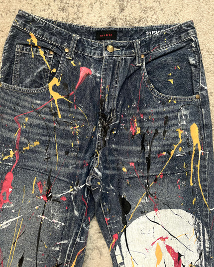HN+THE "ARTILLERY SKULL" DENIM