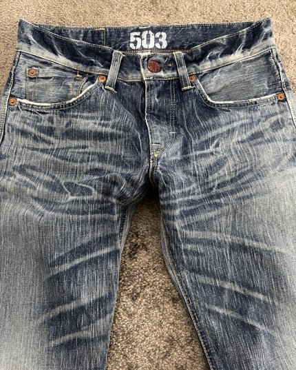 BLUE TRIP "503 HEAVY FADE" DENIM