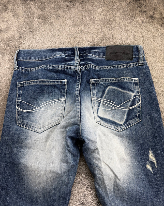 CAVARIA "BLEACHED STATIC" DENIM (M)