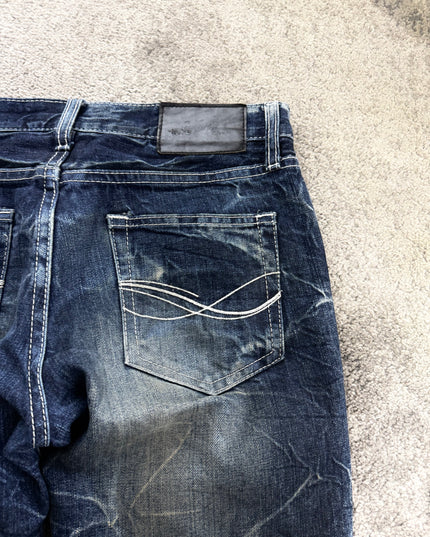 CAVARIA "WOUNDED INDIGO" DENIM (XS-S)