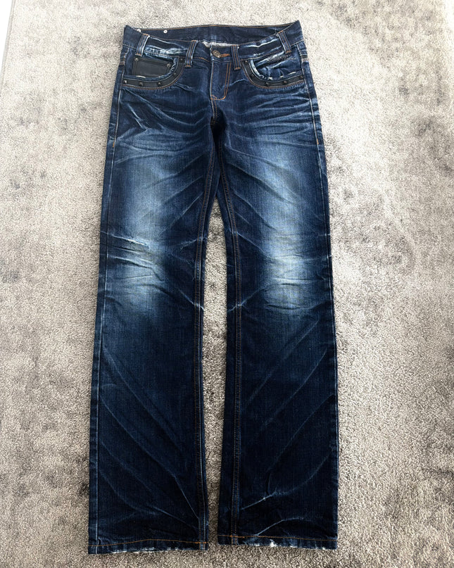 RED PEPPER "MIDNIGHT WHISKER" DENIM (M)