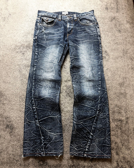 NYLAUS "CRUSHED SILENCE" DENIM