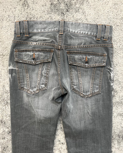 MICHEL KLEIN "GHOST STATIC" DENIM
