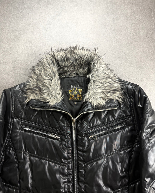 SPINASH "BLACK CHROME" PUFFER (S-M)