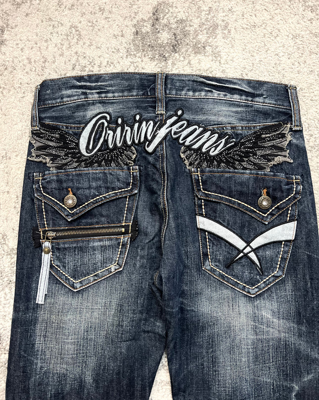 ORIRIN "ANGEL STATIC" DENIM