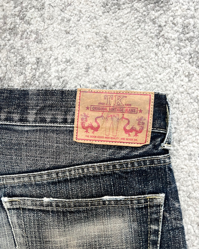 TAKEO KIKUCHI "GHOST STITCH REVERB" DENIM