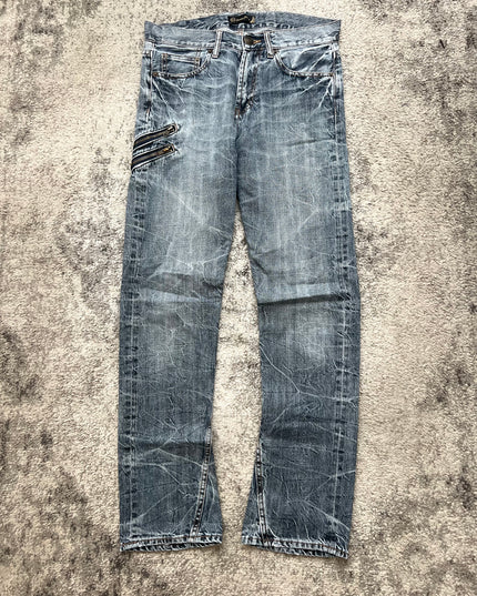 ORIRIN "ZIPPER-SCAR" DENIM