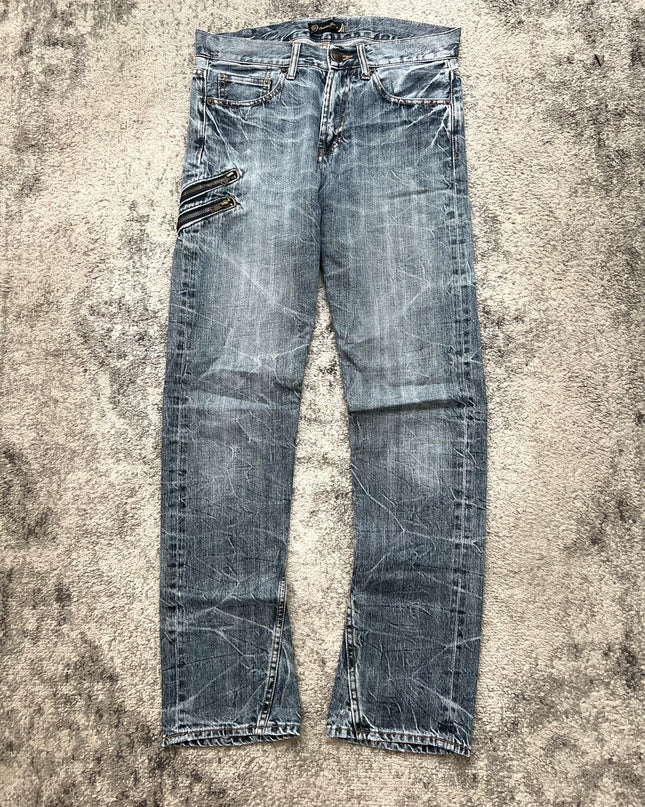 ORIRIN "ZIPPER-SCAR" DENIM