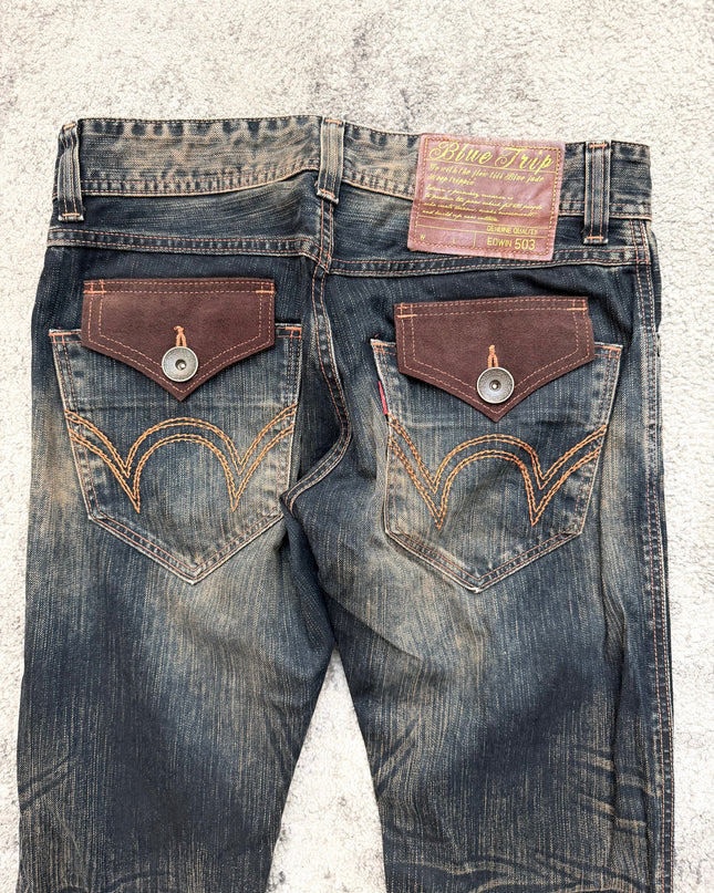 EDWIN XV "BURNT INDIGO" DENIM