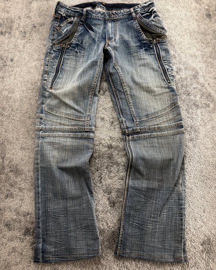 NICOLE CLUB "UTILITY ZIP" DENIM (S-M)