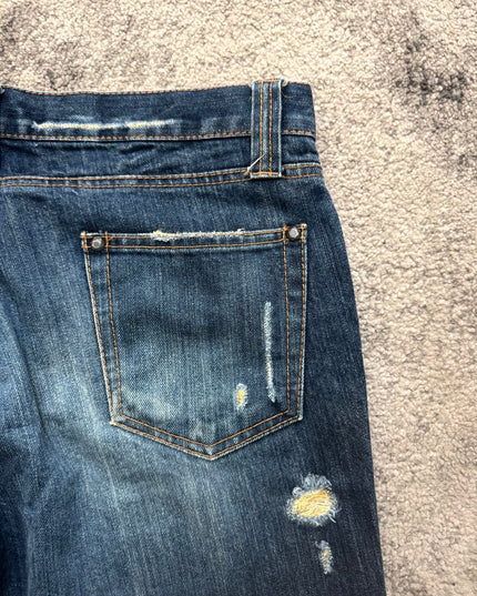 LA GATE "NIGHT SLASH" DENIM