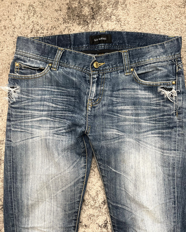 LA GATE "WAVEBURN MEMORY" DENIM