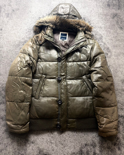 FREAKS "OLIVE NOISE" PUFFER
