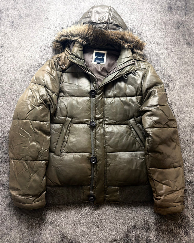 FREAKS "OLIVE NOISE" PUFFER