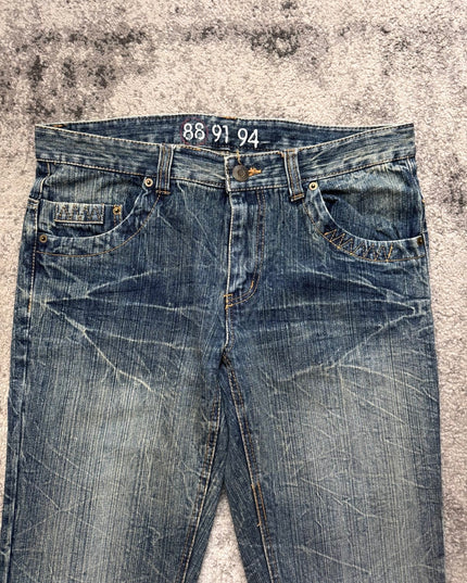 889194 "CRACKED HORIZON" DENIM