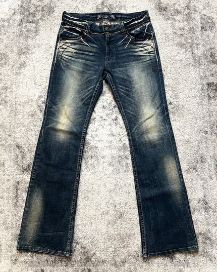RED PEPPER SKULL &amp; SKITCHES DENIM