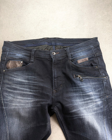 HIDEAWAYS "MIDNIGHT FADE" DENIM (M)