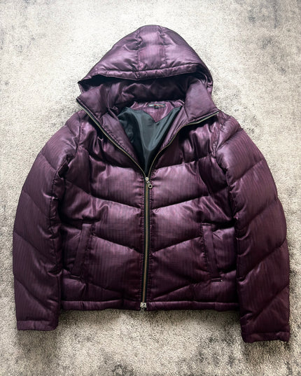 MICHEL KLEIN "PLUM SILENCE" PUFFER