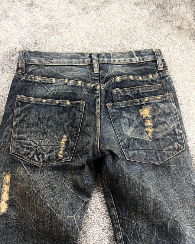 K.U.I "BEAUTIFUL DAMAGE" DENIM (S)