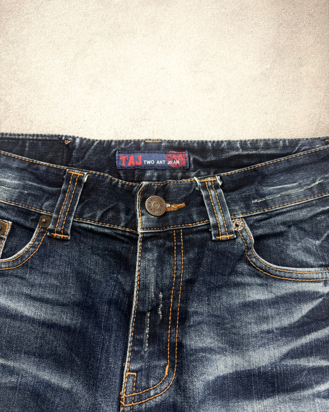 TWO ANT JEAN "MIDNIGHT FRACTURE" DENIM (M)