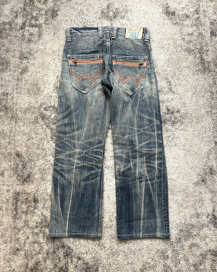 EDWIN XV "NEON RUST" DENIM