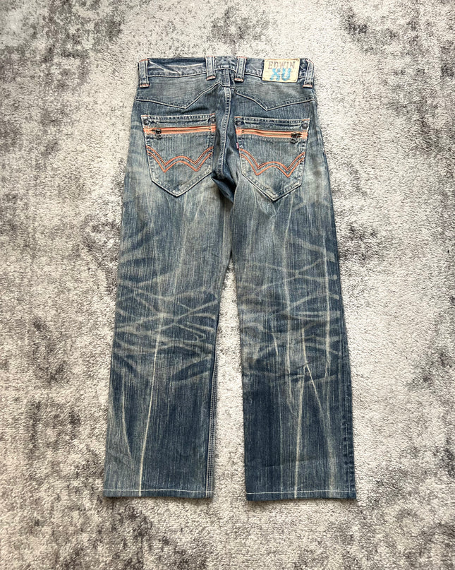 EDWIN XV "NEON RUST" DENIM