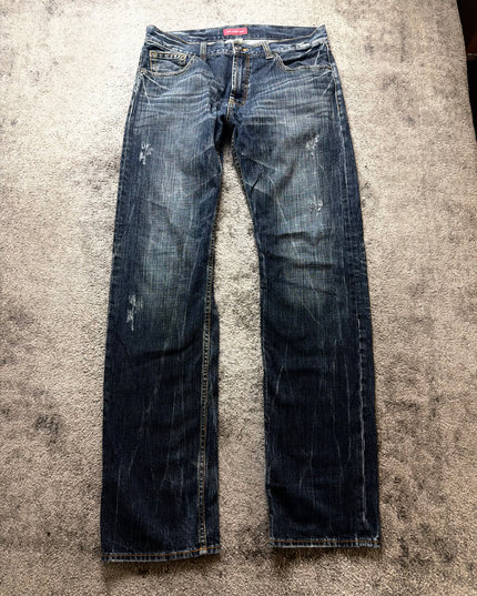 ANTI-LABEL "DISTRESSED" DENIM