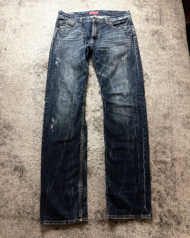 ANTI-LABEL "DISTRESSED" DENIM