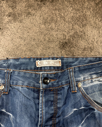KOSMO LUPO "CRACKED LIGHT" DENIM (M)
