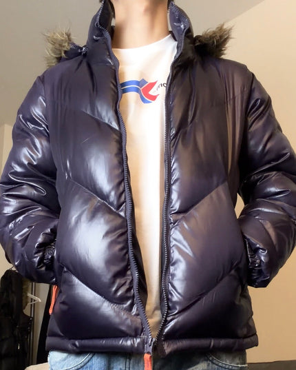 NYLAUS "MIDNIGHT SHELL" PUFFER