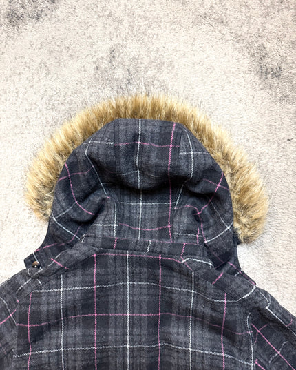 SUGGESTION "COLD STATIC PLAID" PUFFER