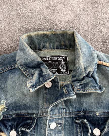 THREE STONES "DUST FADE" DENIM JACKET (S-M)
