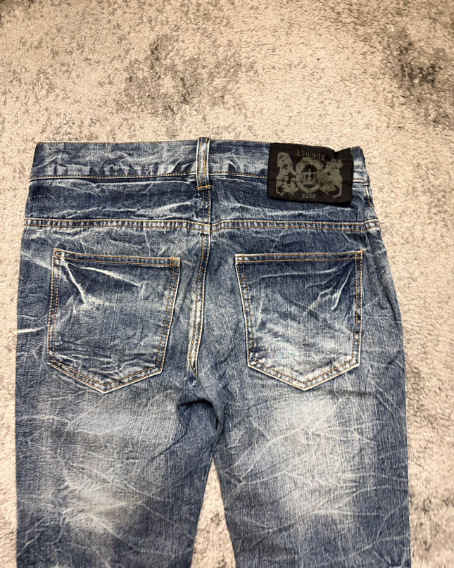 LOWBOX “DISTRESSED BLUES“ DENIM