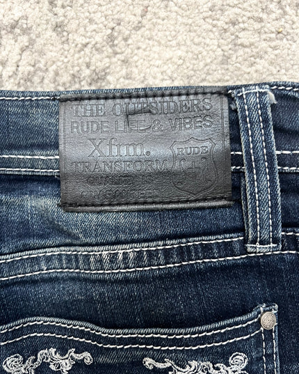 XFRM "BAROQUE STREET WRATH" SLIM FIT DENIM
