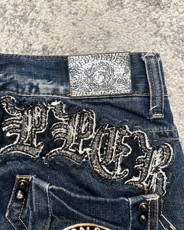 RED PEPPER TWO-TONE DENIM