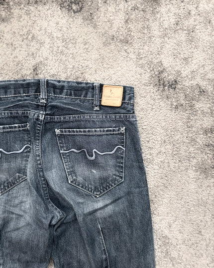 LONDON DENIM "SHADOW FLARE" DENIM