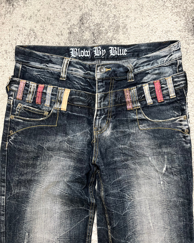 BLOW BY BLUE "COLOR TABS REBELLION" DENIM